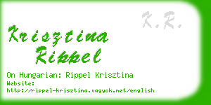 krisztina rippel business card